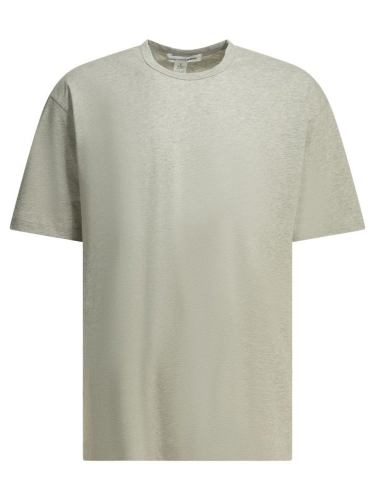 Comme Des Garons Shirt Crew-Neck T-Shirt With Reverse Logo Tag Size M Men